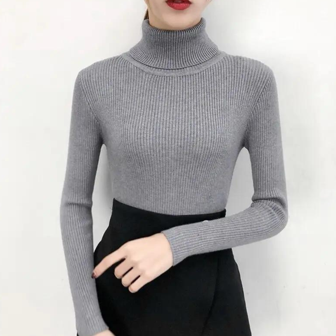 SUEATER CUELLO ALTO PARA MUJER