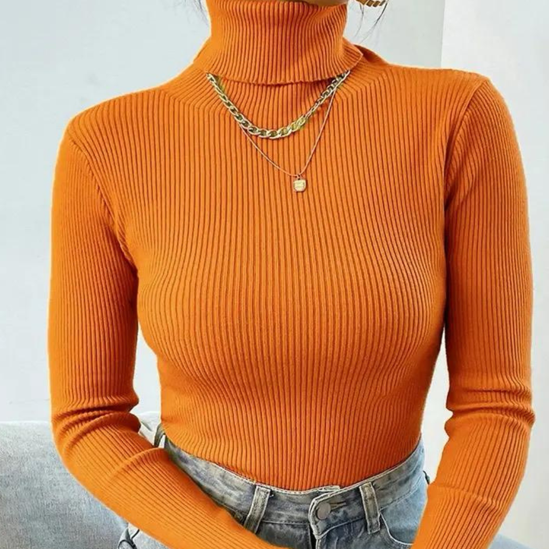SUEATER CUELLO ALTO PARA MUJER